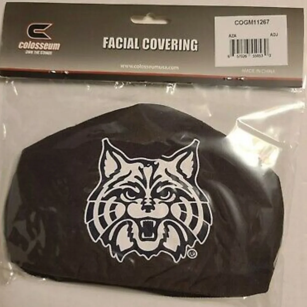 NWT Unisex Arizona Wildcats Colosseum 2 Pack Face Masks